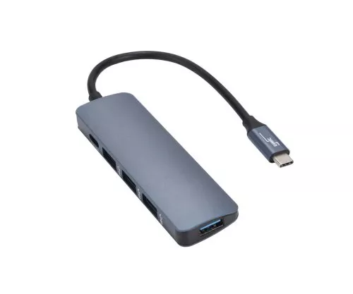 Adattatore USB 3.1 tipo C HUB+PD USB A a 4 porte, 4x USB A + presa di ricarica tipo C, borsa DINIC